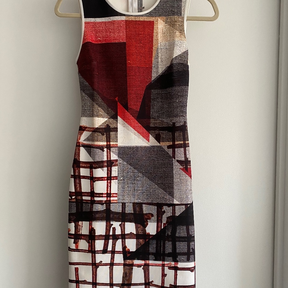 Clover Canyon neoprene branch design dress
